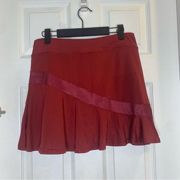 Ekouaer Maroon Golf Skort Size Large - Picture 6 of 13